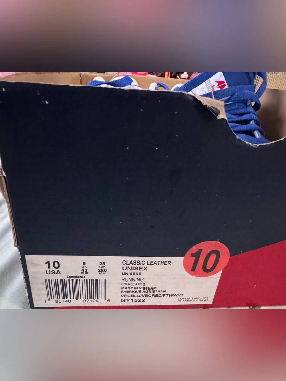 Reebok Classic Blue White Red Retro Runner